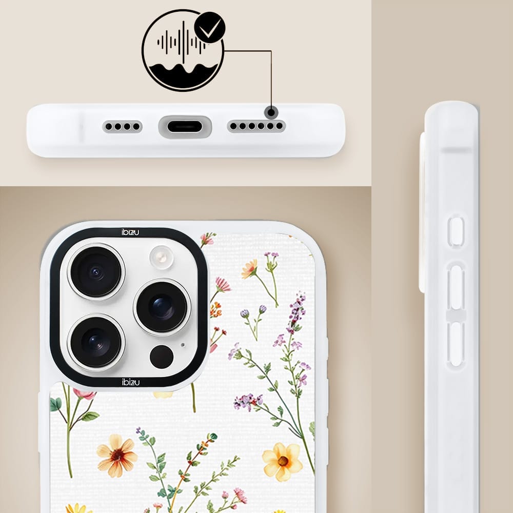 Etui do iPhone 16 Pro Max IBIZU DropGuard Matt z MagSafe, Pastel Bloom, Letni bukiet - obrazek 6