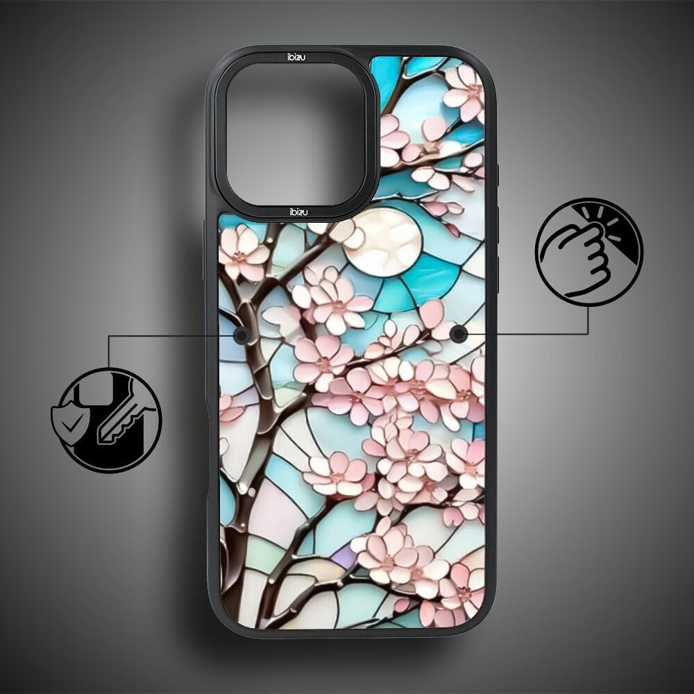 Etui do iPhone 16 Pro IBIZU DropGuard Matt z MagSafe, Barwy Szkła, Księżycowa Wiśnia - obrazek 7