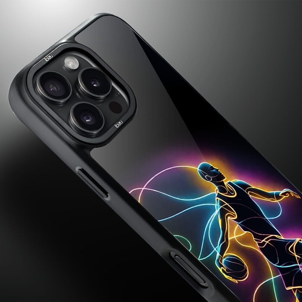 Etui do iPhone 16 Pro Max IBIZU DropGuard Matt z MagSafe, #ElectroMove, Duch koszykówki - obrazek 4