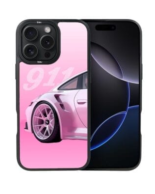 Etui do iPhone 16 Pro Max IBIZU DropGuard Matt z MagSafe, TechDrive, 911 różowe