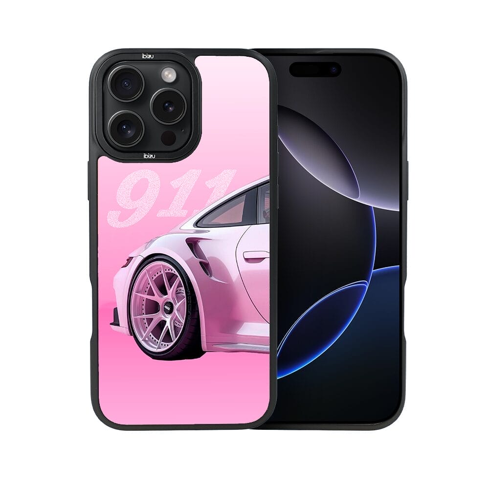 Etui do iPhone 16 Pro Max IBIZU DropGuard Matt z MagSafe, TechDrive, 911 różowe - obrazek 2