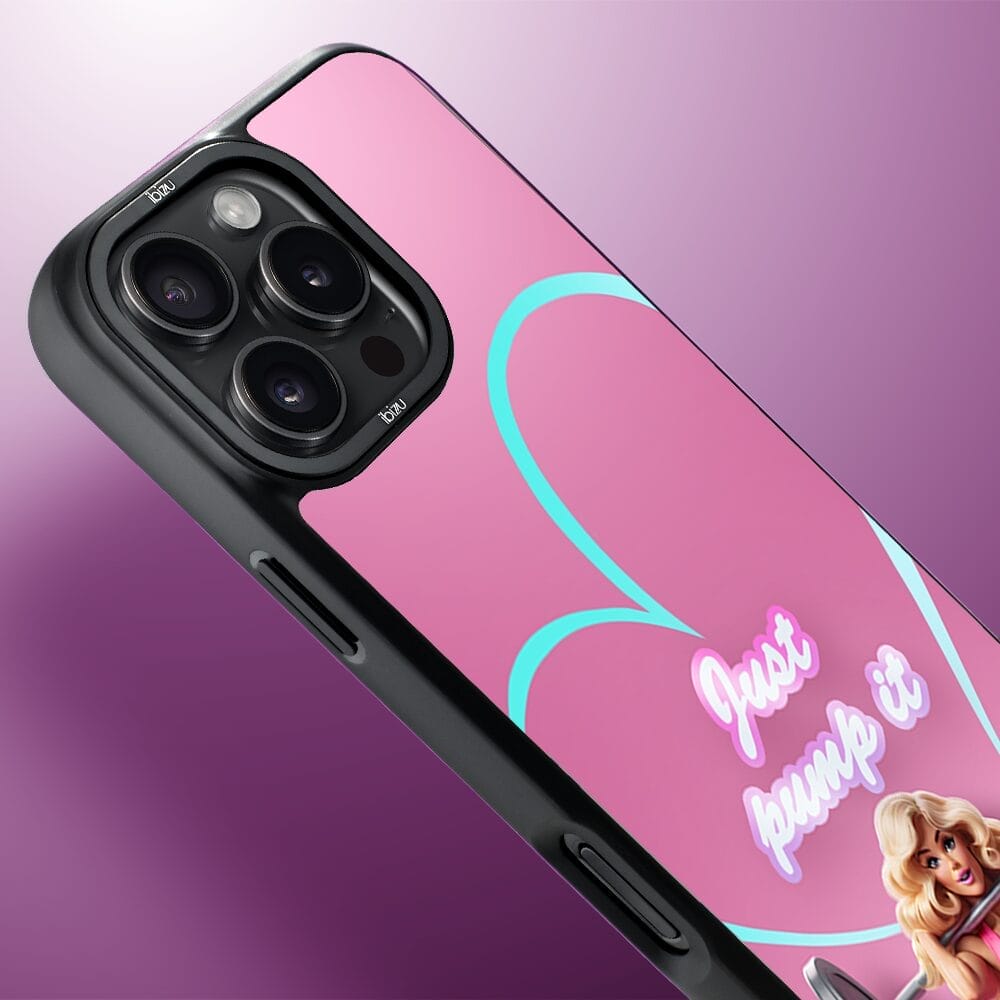 Etui do iPhone 16 Pro IBIZU DropGuard Matt z MagSafe, #Move, Pump it love - obrazek 4