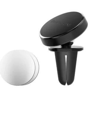 Uchwyt magnetyczny samochodowy do kratki wlotu, czarny