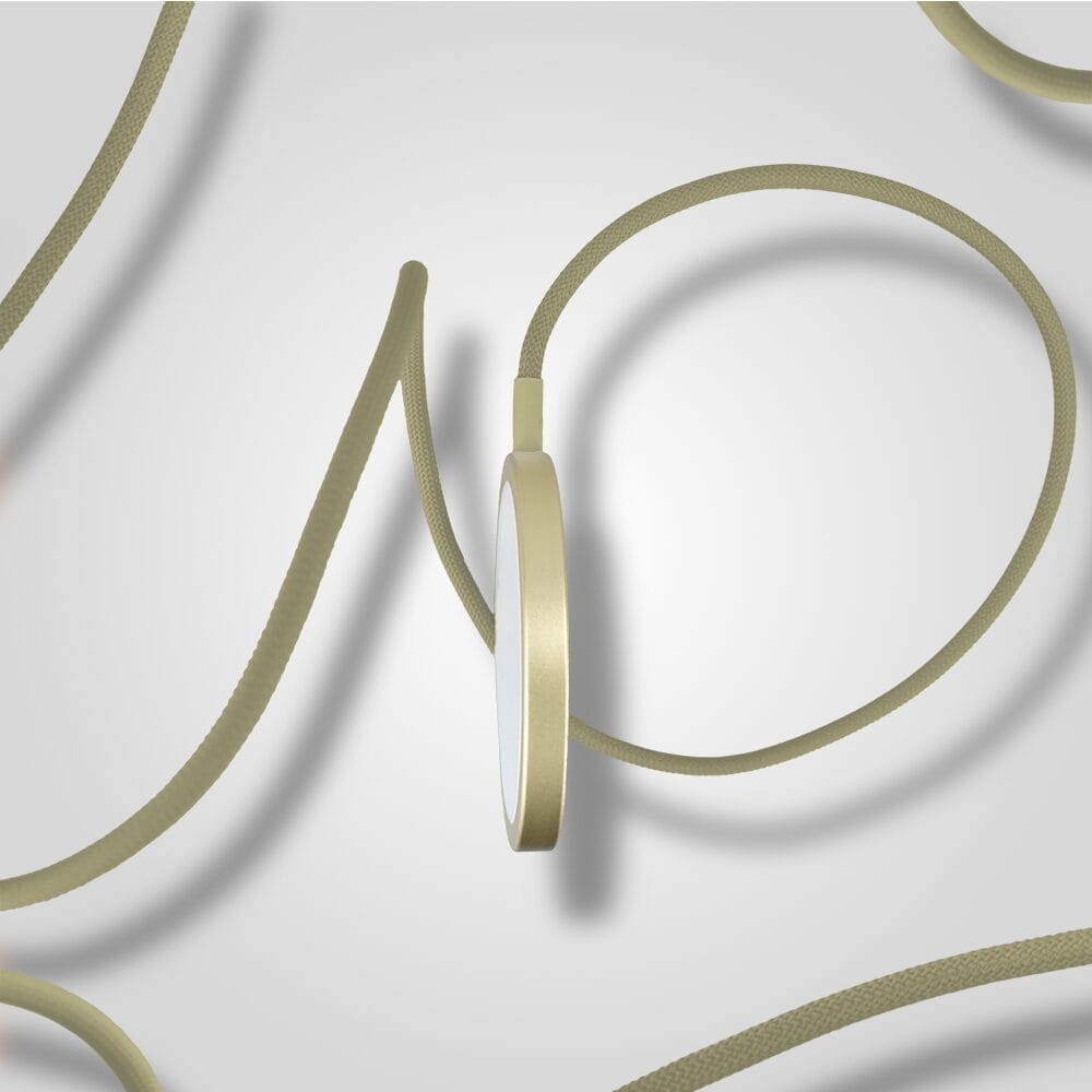 Ładowarka magnetyczna do MagSafe iPhone indukcyjna Qi 15W, złota - obrazek 5