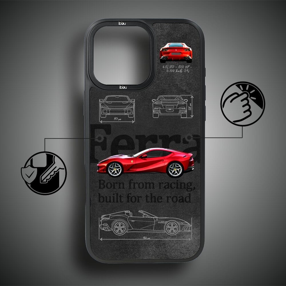 Etui do iPhone 16 Pro IBIZU DropGuard Matt z MagSafe, TechDrive, 812 Superfast - obrazek 7