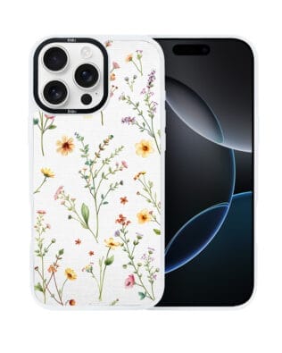 Etui do iPhone 16 Pro IBIZU DropGuard Matt z MagSafe, Pastel Bloom, Letni bukiet