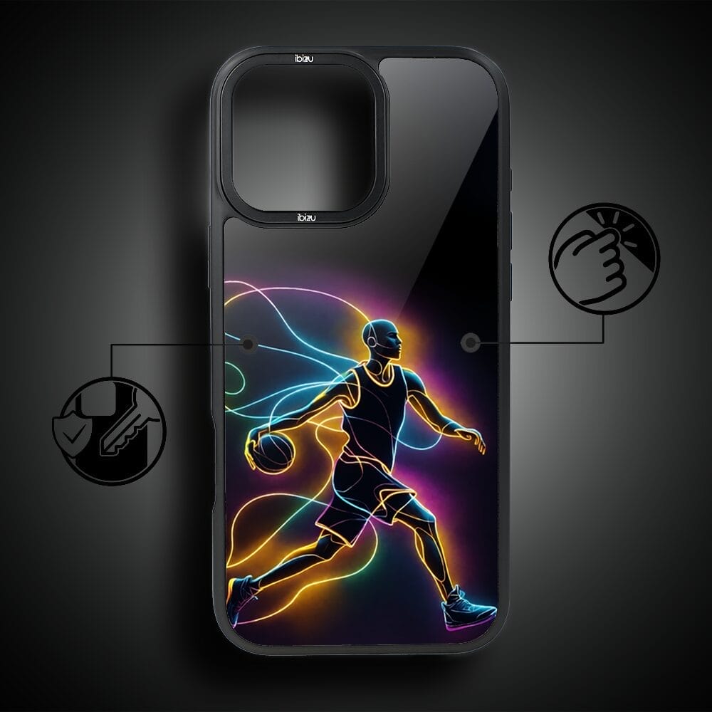 Etui do iPhone 16 Pro Max IBIZU DropGuard Matt z MagSafe, #ElectroMove, Duch koszykówki - obrazek 7