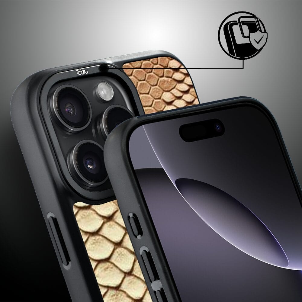 Etui do iPhone 16 Pro IBIZU DropGuard Matt z MagSafe, Zew Natury, Wąż - obrazek 3