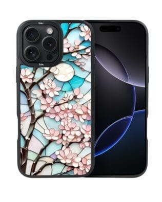 Etui do iPhone 16 Pro Max IBIZU DropGuard Matt z MagSafe, Barwy Szkła, Księżycowa Wiśnia