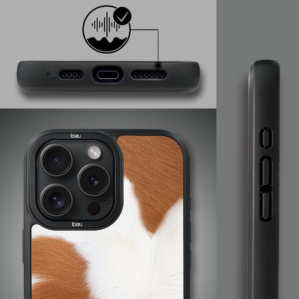 Etui do iPhone 16 Pro Max IBIZU DropGuard Matt z MagSafe, Zew Natury, Alpejska Krowa - obrazek 6