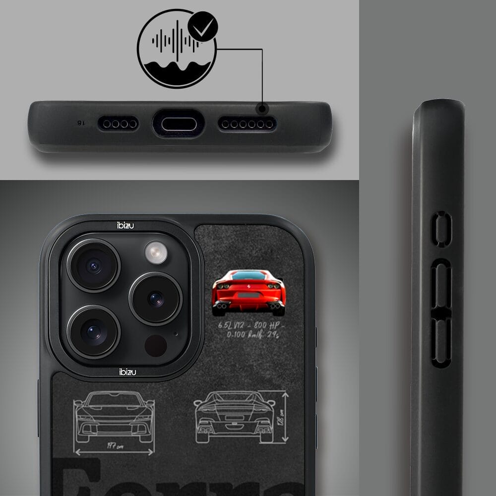 Etui do iPhone 16 Pro IBIZU DropGuard Matt z MagSafe, TechDrive, 812 Superfast - obrazek 6