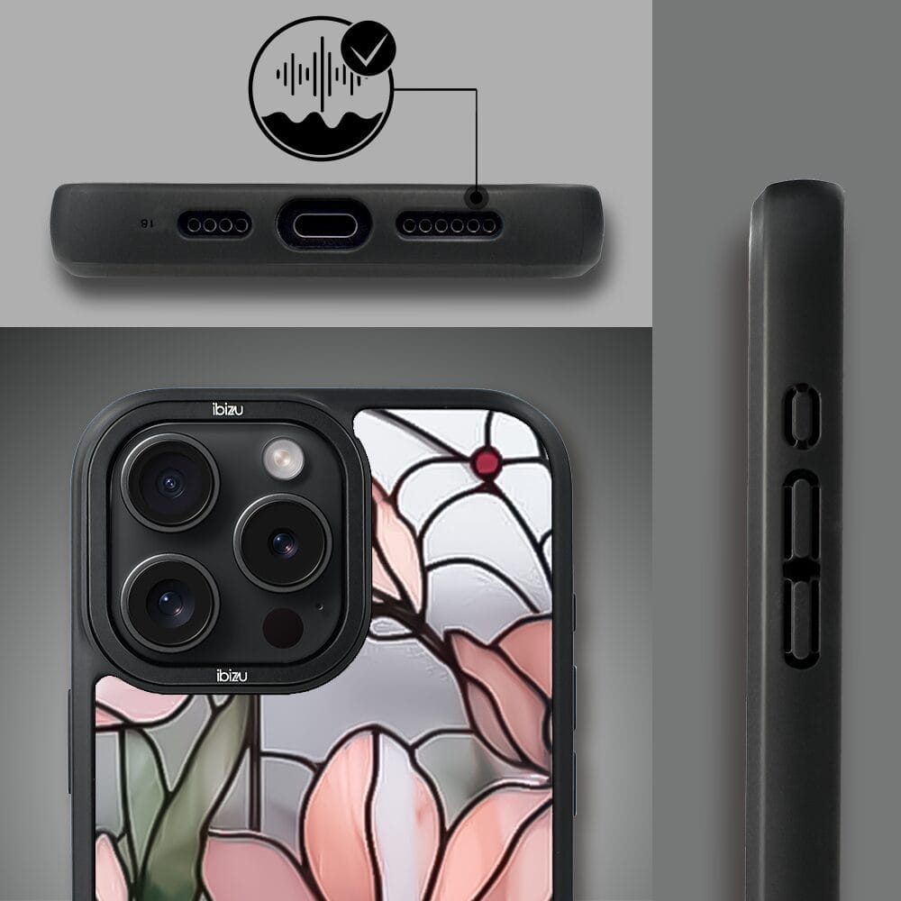 Etui do iPhone 16 Pro IBIZU DropGuard Matt z MagSafe, Barwy Szkła, Różowa magnolia - obrazek 6