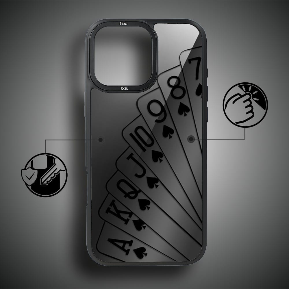 Etui do iPhone 16 Pro Max IBIZU DropGuard Matt z MagSafe, Midnight, Karty do gry - obrazek 7