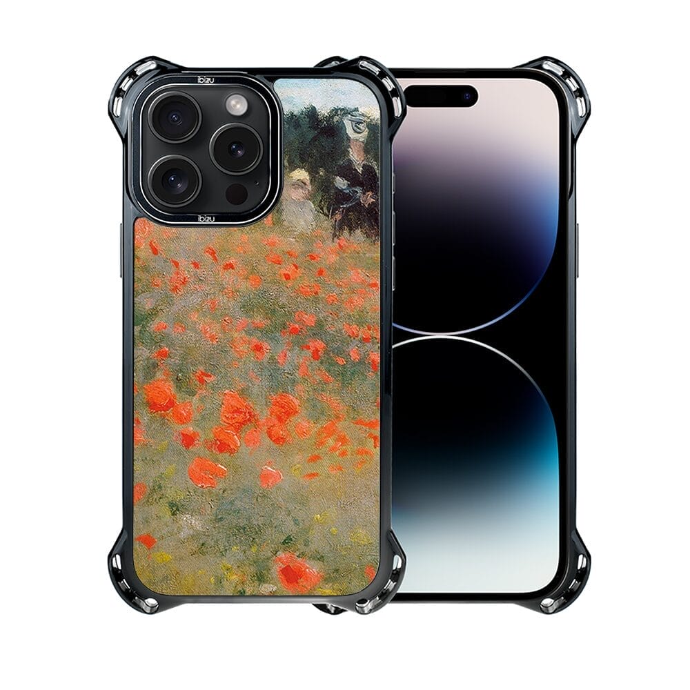 Etui iPhone 14 Pro Max IBIZU DropGuard Ultra z MagSafe, Claude Monet, pole maków - obrazek 2