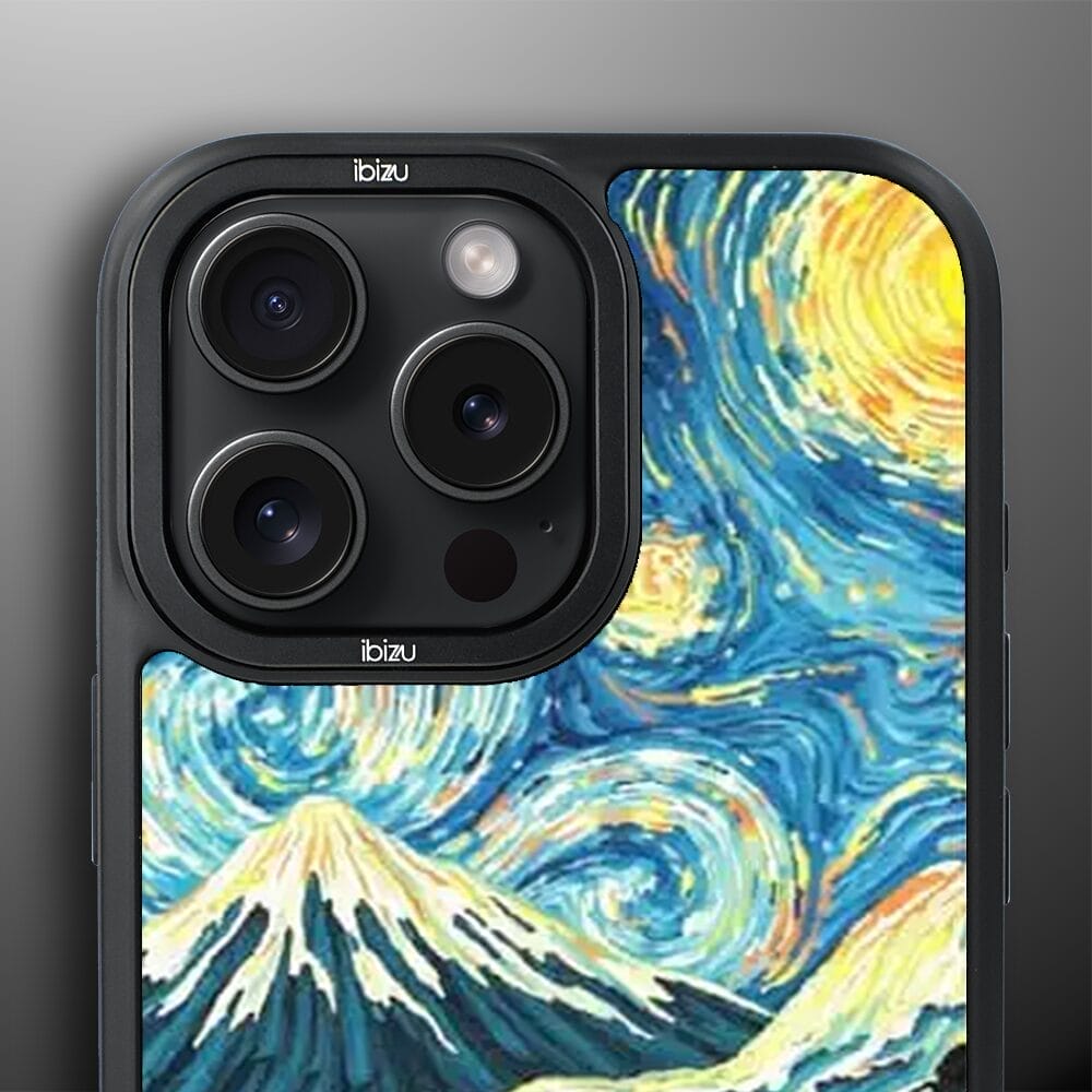 Etui do iPhone 16 Pro IBIZU DropGuard Matt z MagSafe, Van Gogh, gwieździsta noc - obrazek 5