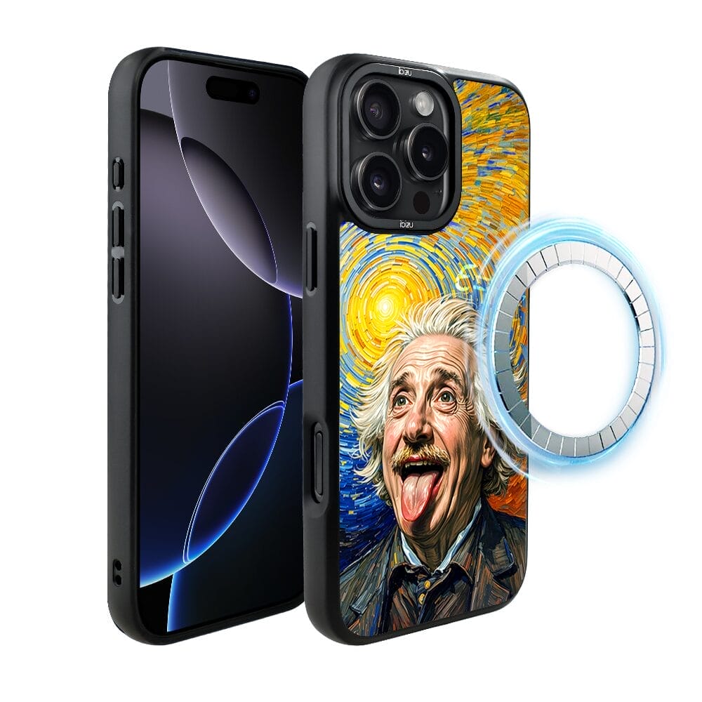 Etui do iPhone 16 Pro IBIZU DropGuard Matt z MagSafe, Einstein