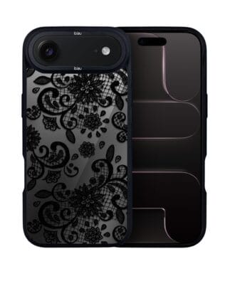 Etui do iPhone Air IBIZU DropGuard Matt z MagSafe, Midnight, Koronkowa Czerń