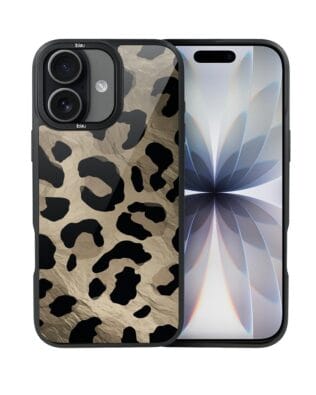Etui do iPhone 17 IBIZU DropGuard Matt z MagSafe, Zew Natury, Dziki Leopard