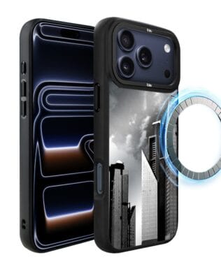 Etui do iPhone 17 Pro Max IBIZU DropGuard Matt z MagSafe, Noir City, Manhattan