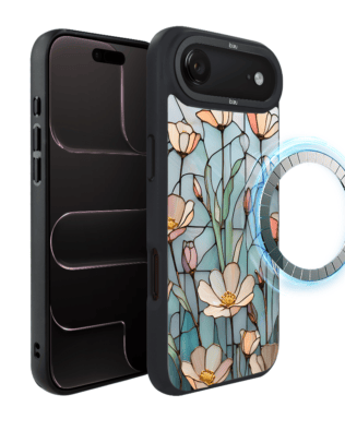 Etui do iPhone Air IBIZU DropGuard Matt z MagSafe, Barwy Szkła, Szept kwiatów polnych