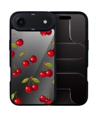 Etui do iPhone Air IBIZU DropGuard Matt z MagSafe, Midnight, Wiśniowa noc