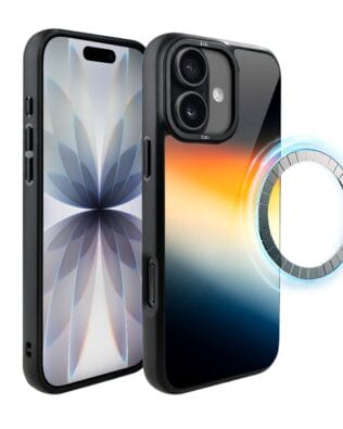 Etui do iPhone 17 IBIZU DropGuard Matt z MagSafe, Twilight Dreams, Aurora