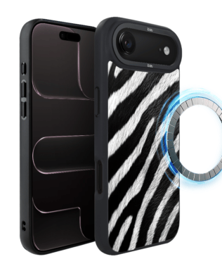 Etui do iPhone Air IBIZU DropGuard Matt z MagSafe, Zew Natury, Zebra