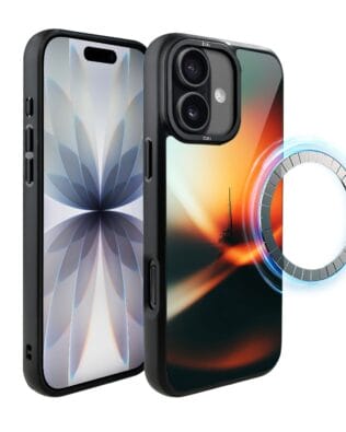 Etui do iPhone 17 IBIZU DropGuard Matt z MagSafe, Twilight Dreams, Golden Hour