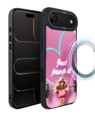 Etui do iPhone Air IBIZU DropGuard Matt z MagSafe, #Move, Pump it love