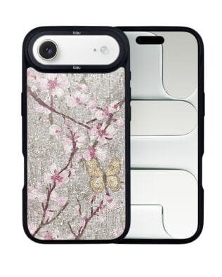 Etui do iPhone Air IBIZU DropGuard Matt z MagSafe, Modern Classics, Mozaika kwitnącej wiśni