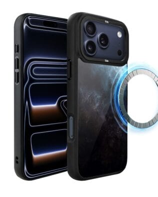 Etui do iPhone 17 Pro Max IBIZU DropGuard Matt z MagSafe, Twilight Dreams, Deep Ocean