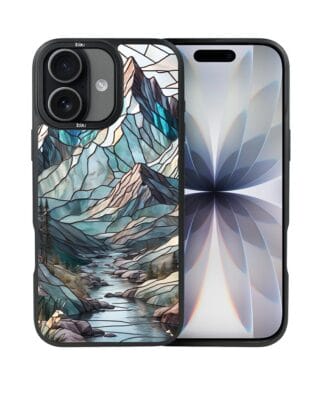 Etui do iPhone 17 IBIZU DropGuard Matt z MagSafe, Barwy Szkła, Górski Potok