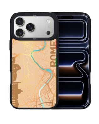 Etui do iPhone 17 Pro IBIZU DropGuard Matt z MagSafe, mapy świata, Rome