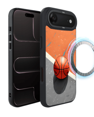 Etui do iPhone Air IBIZU DropGuard Matt z MagSafe, #Move, Koszykówka