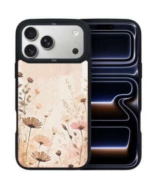 Etui do iPhone 17 Pro Max IBIZU DropGuard Matt z MagSafe, Boho, Kwiatowa łąka