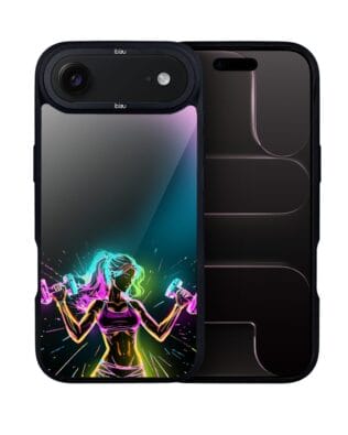 Etui do iPhone Air IBIZU DropGuard Matt z MagSafe, #ElectroMove, Wibracja fitness