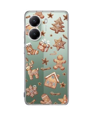 Etui do Xiaomi POCO X7 Pro przeźroczyste, silikonowe Flexi, Magia pierniczków