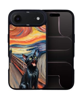 Etui do iPhone Air IBIZU DropGuard Matt z MagSafe, Edvard Munch, krzyk kota