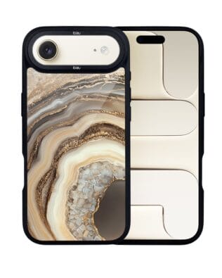 Etui do iPhone Air IBIZU DropGuard Matt z MagSafe, Ethereal Essence, Miodowy Agat