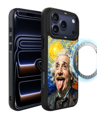 Etui do iPhone 17 Pro Max IBIZU DropGuard Matt z MagSafe, Einstein