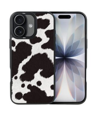 Etui do iPhone 17 IBIZU DropGuard Matt z MagSafe, Zew Natury, Polska krowa