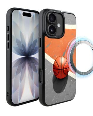 Etui do iPhone 17 IBIZU DropGuard Matt z MagSafe, #Move, Koszykówka