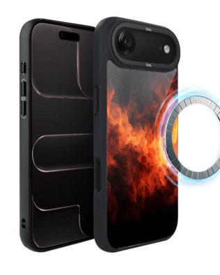 Etui do iPhone Air IBIZU DropGuard Matt z MagSafe, Twilight Dreams, Inferno Sky