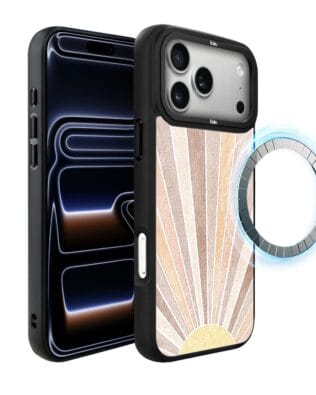 Etui do iPhone 17 Pro IBIZU DropGuard Matt z MagSafe, Boho, Wschód słońca