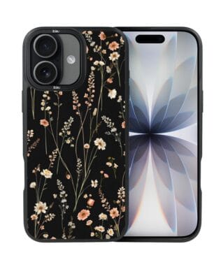 Etui do iPhone 17 IBIZU DropGuard Matt z MagSafe, Pastel Bloom, Północny ogród