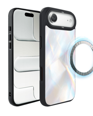 Etui do iPhone Air IBIZU DropGuard Matt z MagSafe, Ethereal Essence, Opalizujący diament