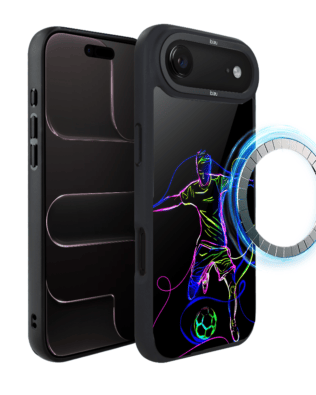 Etui do iPhone Air IBIZU DropGuard Matt z MagSafe, #ElectroMove, Moc football’u