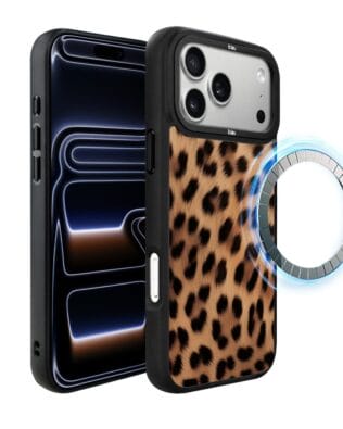 Etui do iPhone 17 Pro IBIZU DropGuard Matt z MagSafe, Zew Natury, Pantera