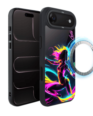 Etui do iPhone Air IBIZU DropGuard Matt z MagSafe, #ElectroMove, Taneczny rytm