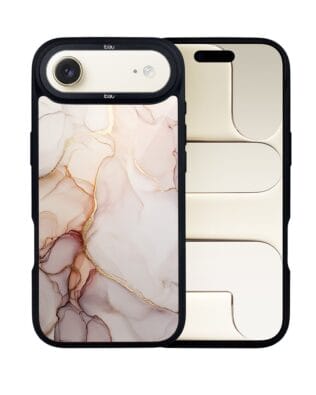 Etui do iPhone Air IBIZU DropGuard Matt z MagSafe, Ethereal Essence, Różany alabaster